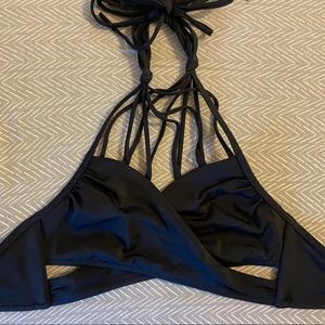 Black bikini top from PINK